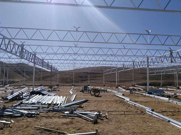 日照溫室大棚工程骨架安裝