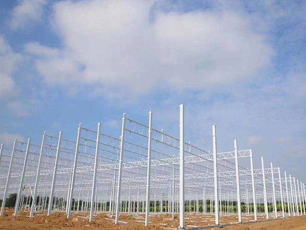 鞍山溫室大棚骨架搭建